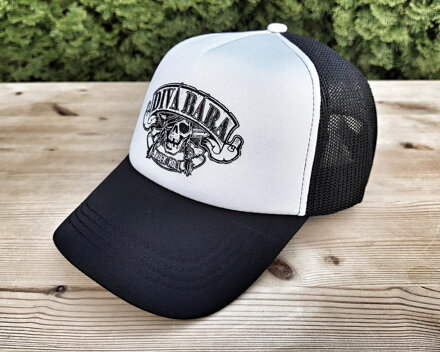 Kšiltovka Trucker – motiv Lebka 